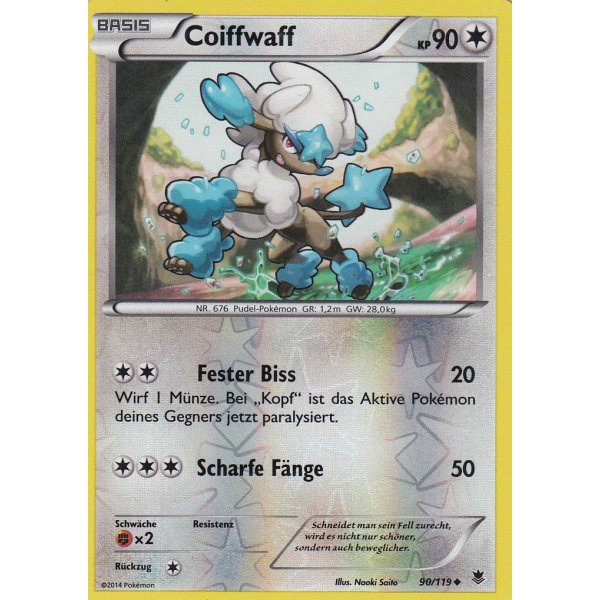 Coiffwaff 90/119 REVERSE HOLO