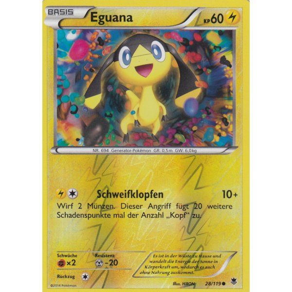 Eguana 028/119 REVERSE HOLO
