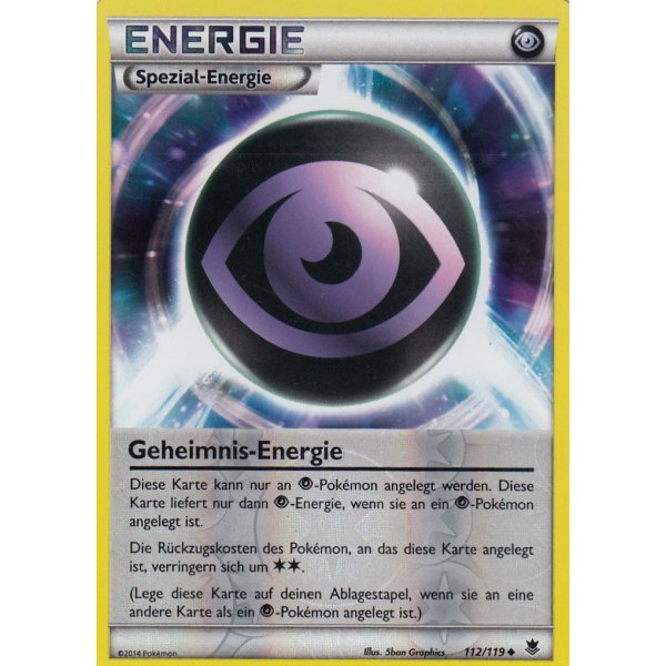 Geheimnis-Energie 112/119 REVERSE HOLO