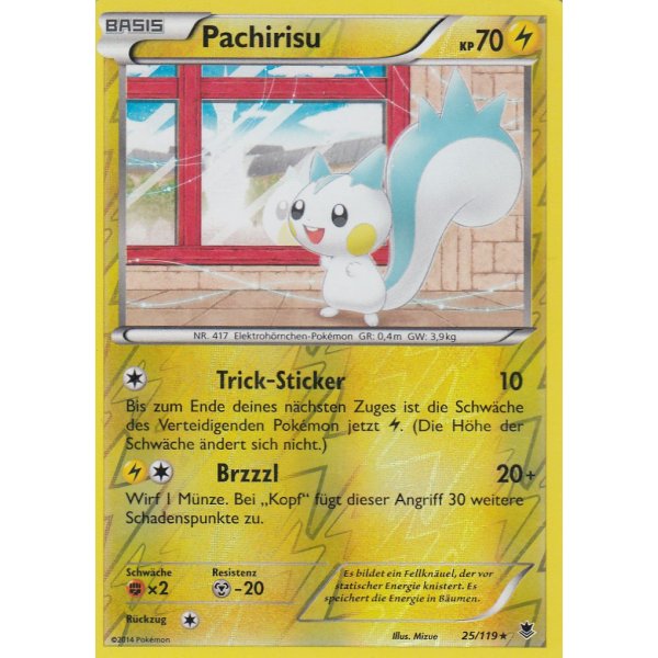 Pachirisu 025/119 REVERSE HOLO