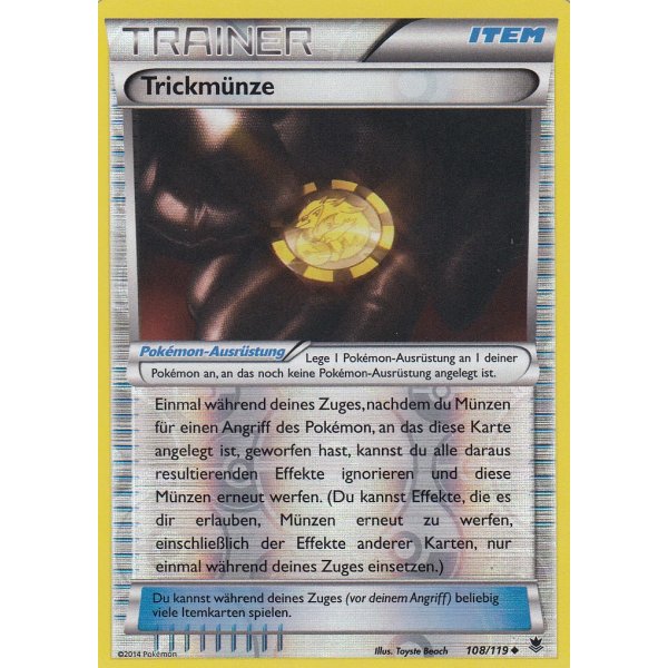 Trickm&uuml;nze 108/119 REVERSE HOLO