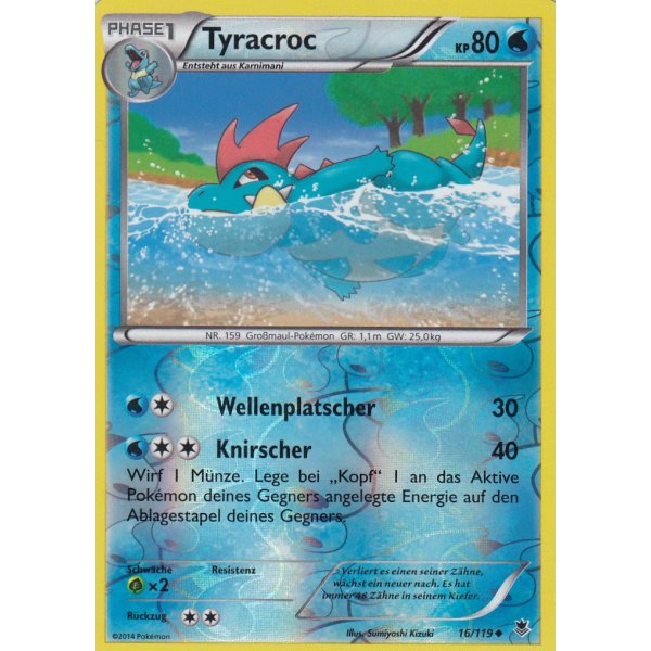 Tyracroc 016/119 REVERSE HOLO