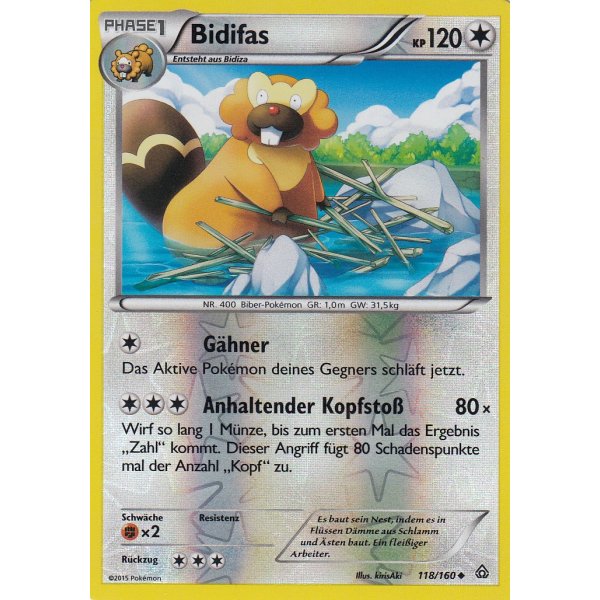 Bidifas 118/160 REVERSE HOLO