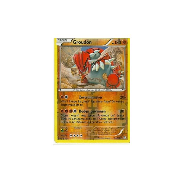 Groudon 084/160 REVERSE HOLO