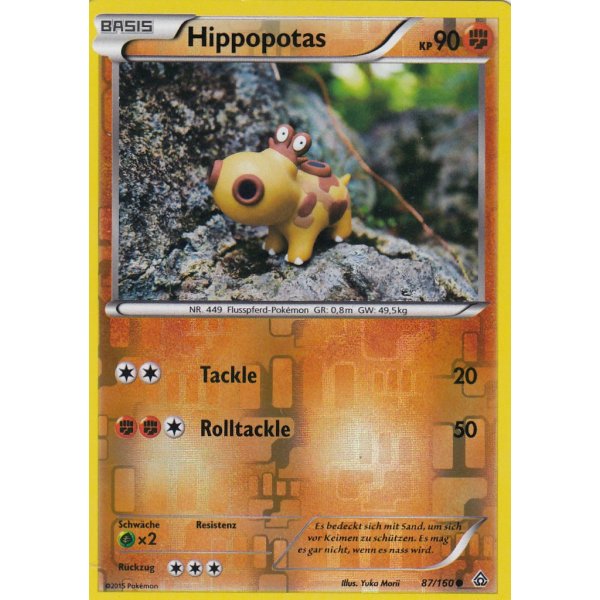 Hippopotas 087/160 REVERSE HOLO