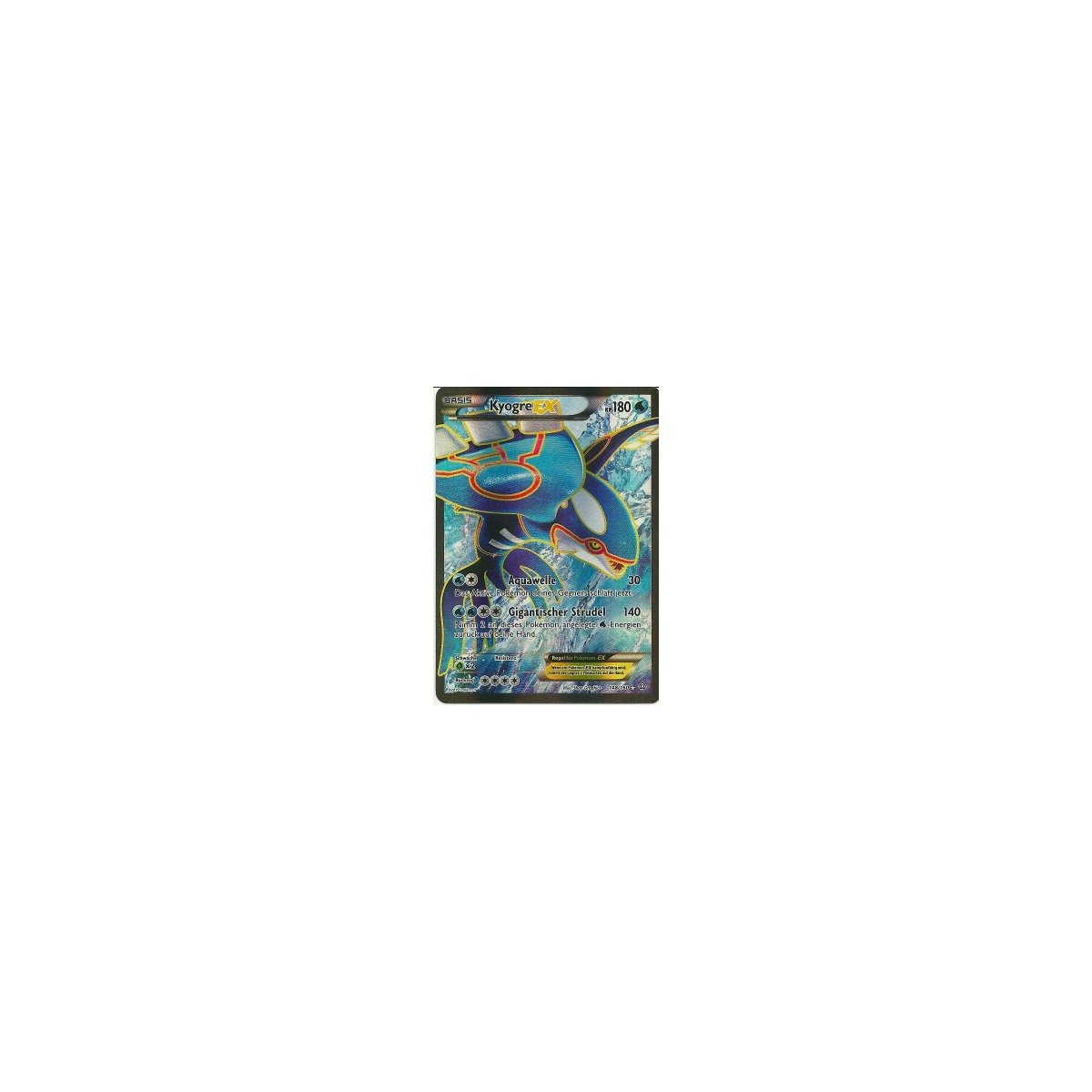 Kyogre-EX 148/160 HOLO Protoschock - Pokemon Karte