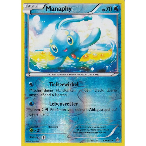 Manaphy 056/160 REVERSE HOLO