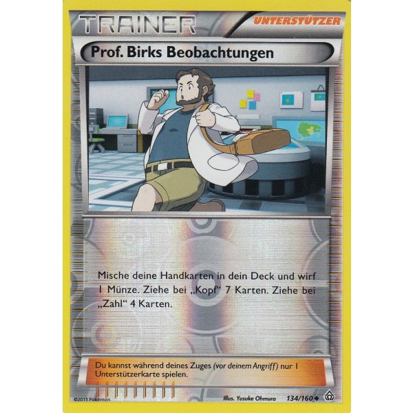 Professor Birks Beobachtung 134/160 REVERSE HOLO