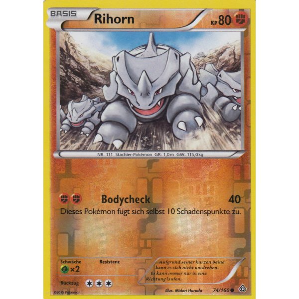 Rihorn 074/160 REVERSE HOLO