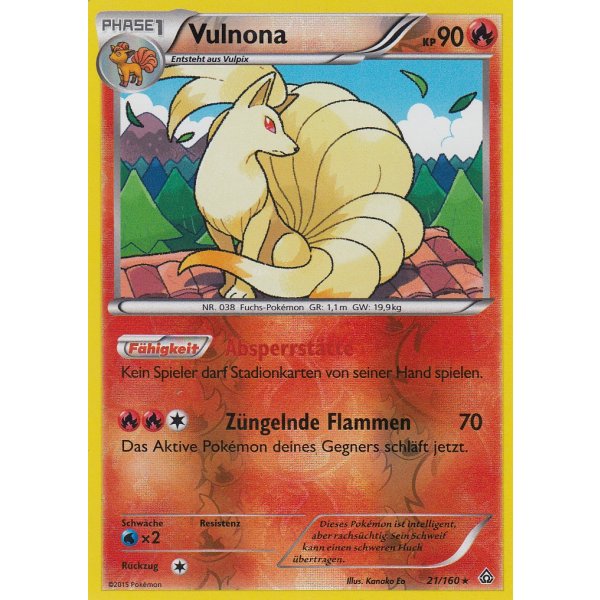 Vulnona 021/160 REVERSE HOLO