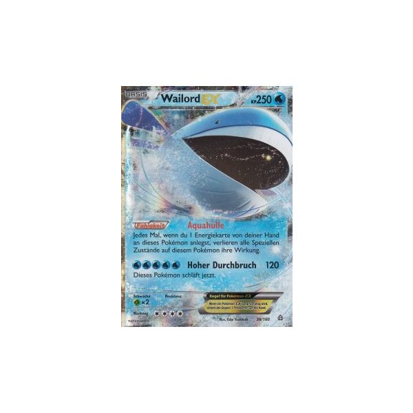 Wailord-EX 038/160 HOLO