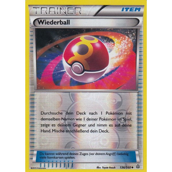 Wiederball 136/160 REVERSE HOLO