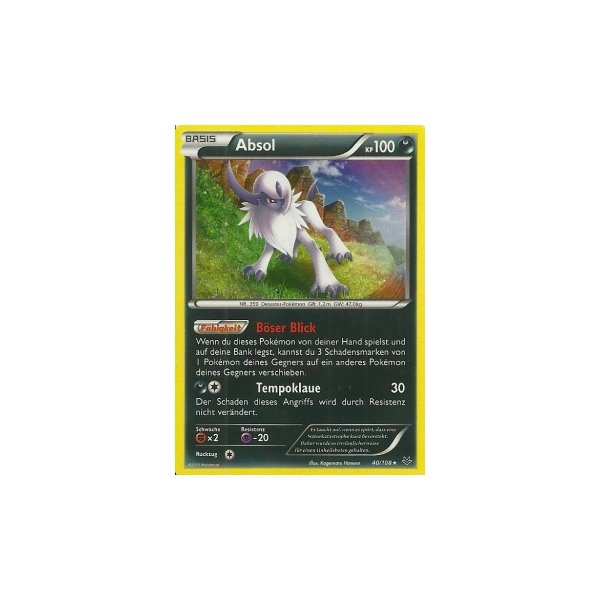 Absol 040/108 HOLO