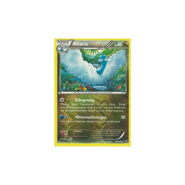 Altaria 053/108 REVERSE HOLO