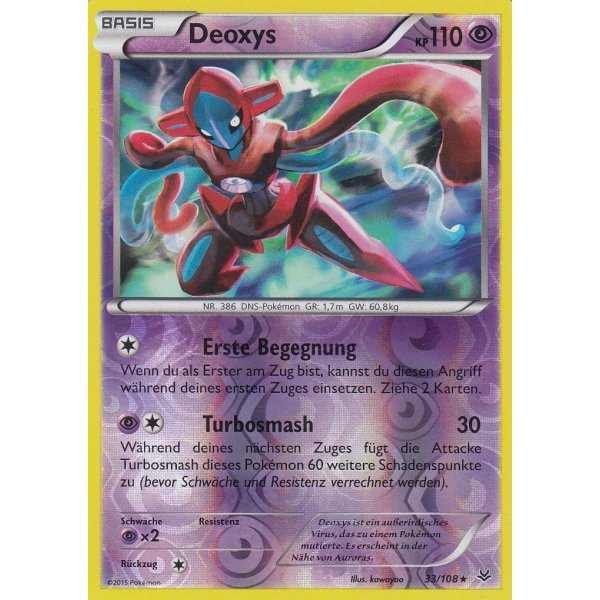 Deoxys 033/108 REVERSE HOLO