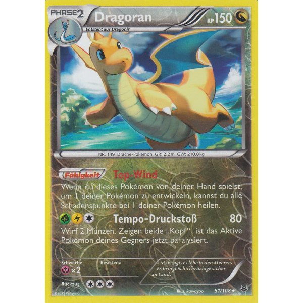 Dragoran 051/108 REVERSE HOLO