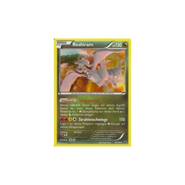 Reshiram 063/108 HOLO