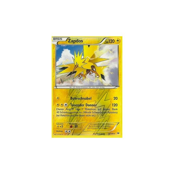 Zapdos 023/108 REVERSE HOLO