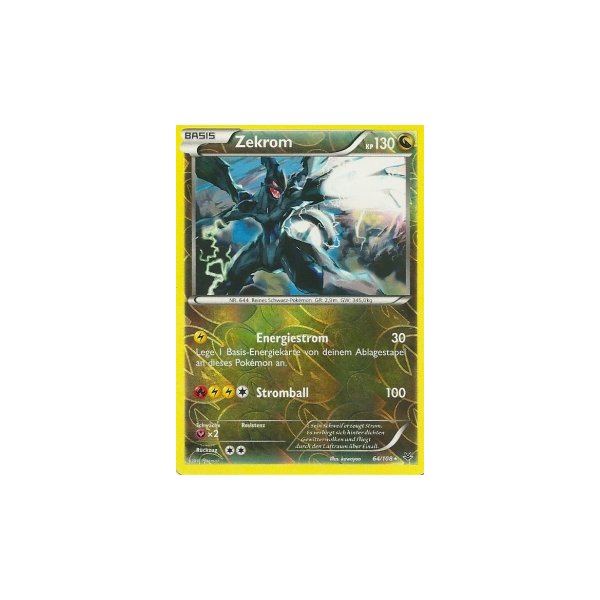 Zekrom 064/108 REVERSE HOLO