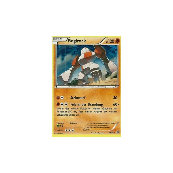 Regirock 40/98 HOLO