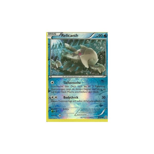 Relicanth 23/98 REVERSE HOLO