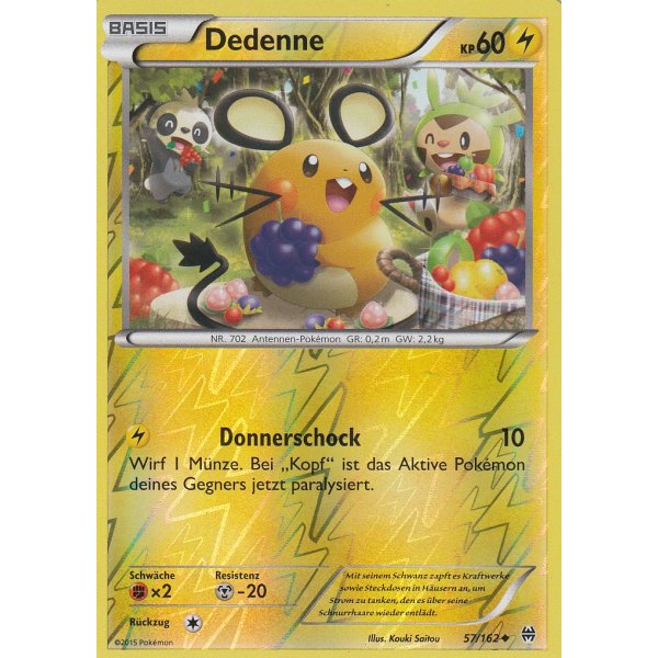 Dedenne 057/162 REVERSE HOLO