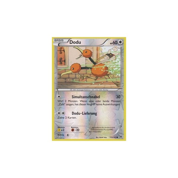 Dodu 115/162 REVERSE HOLO