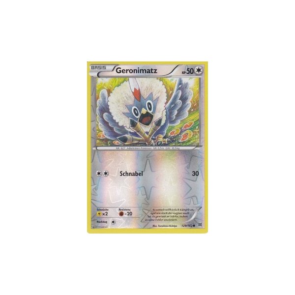 Geronimatz 129/162 REVERSE HOLO