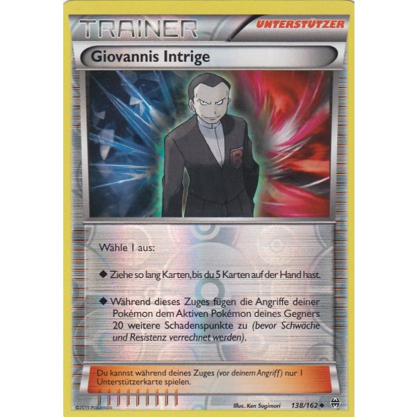 Giovannis Intrige 138/162 REVERSE HOLO