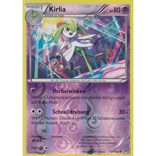 Kirlia 069/162 REVERSE HOLO