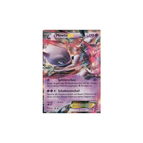 Mewtu-EX 062/162 HOLO