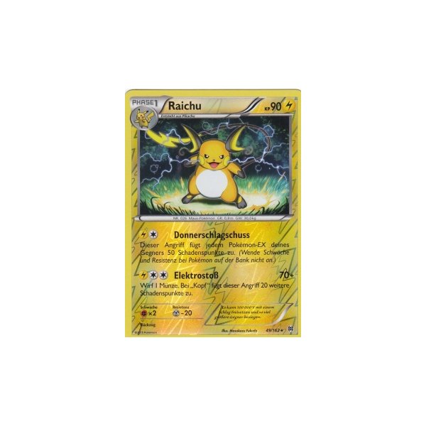Raichu 49/162 HOLO