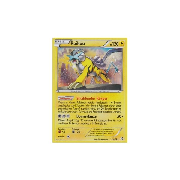 Raikou 055/162 HOLO