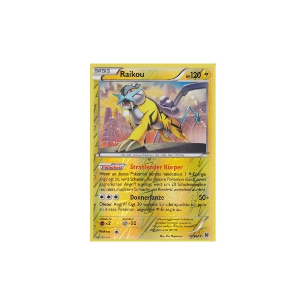 Raikou 055/162 REVERSE HOLO