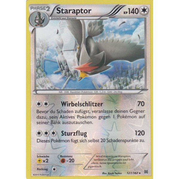 Staraptor 127/162 REVERSE HOLO