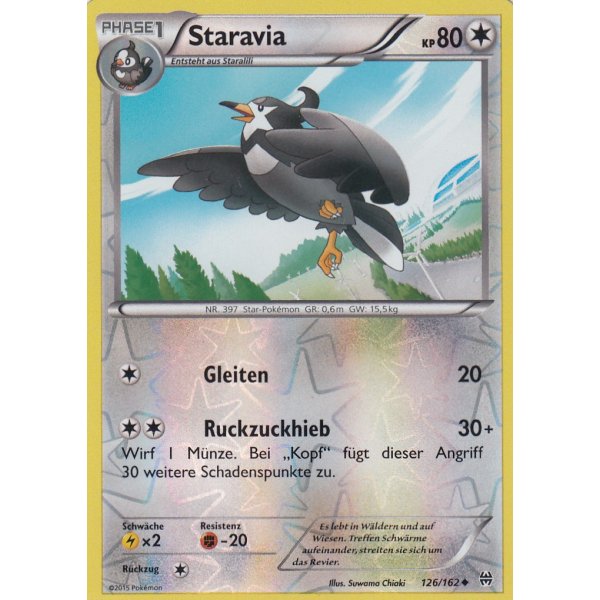 Staravia 126/162 REVERSE HOLO