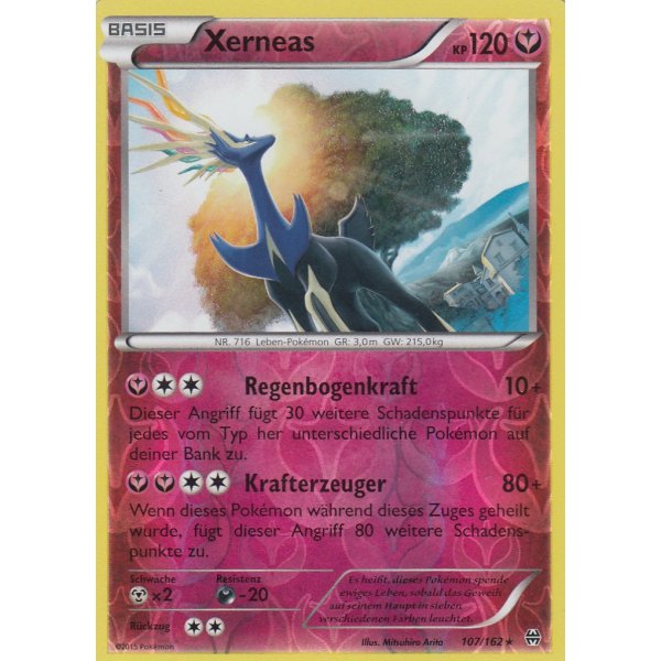 Xerneas 107/162 REVERSE HOLO