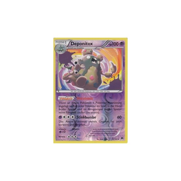 Deponitox 057/122 REVERSE HOLO