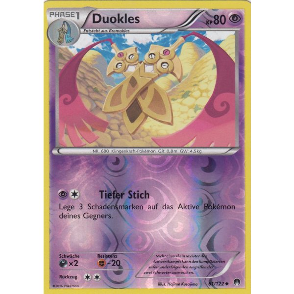 Duokles 061/122 REVERSE HOLO