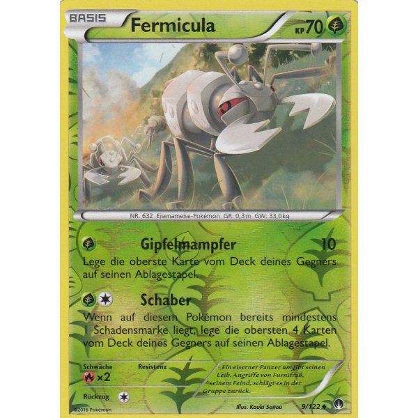 Fermicula 009/122 REVERSE HOLO