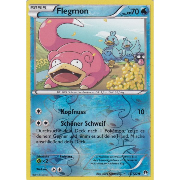 Flegmon 019/122 REVERSE HOLO