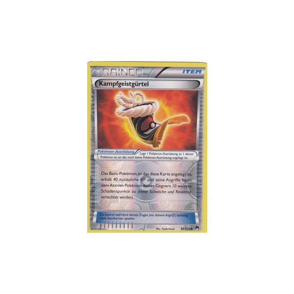 Kampfgeistg&uuml;rtel 099/122 REVERSE HOLO