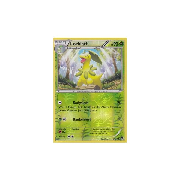 Lorblatt 002/122 REVERSE HOLO