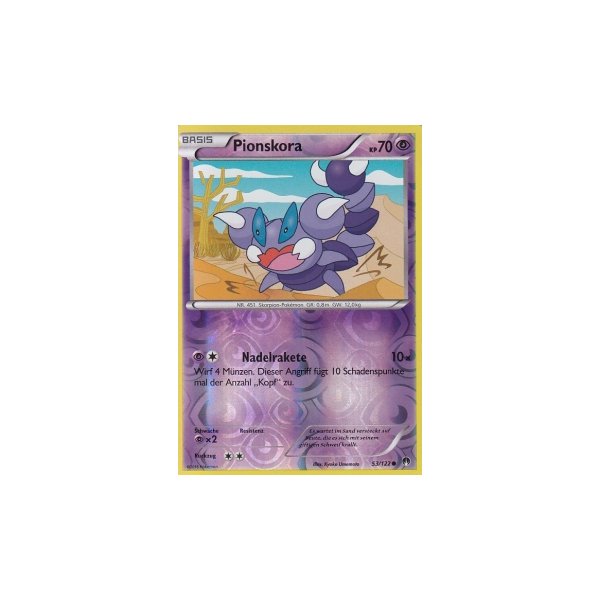 Pionskora 053/122 REVERSE HOLO