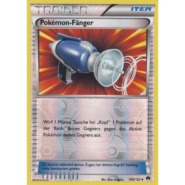 Pokemon-F&auml;nger 105/122 REVERSE HOLO
