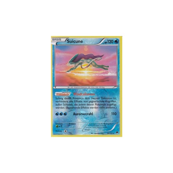 Suicune 030/122 REVERSE HOLO