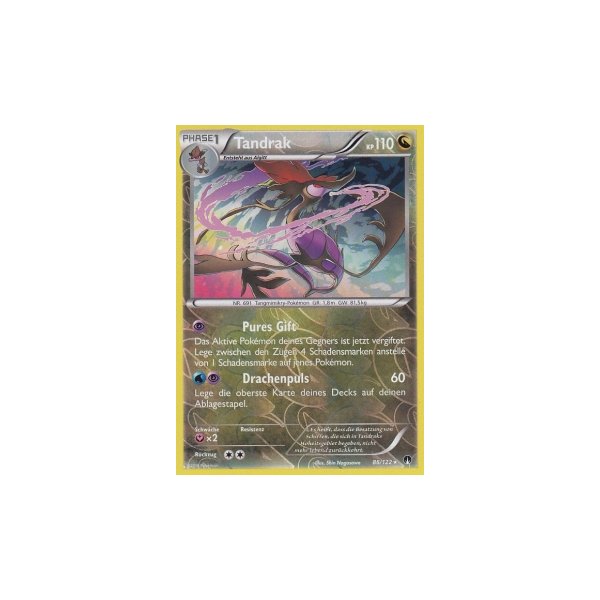 Tandrak 086/122 REVERSE HOLO