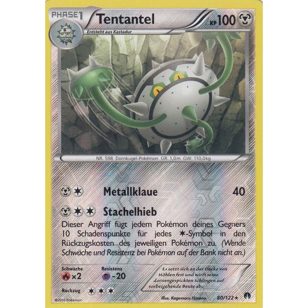 Tentantel 080/122 REVERSE HOLO
