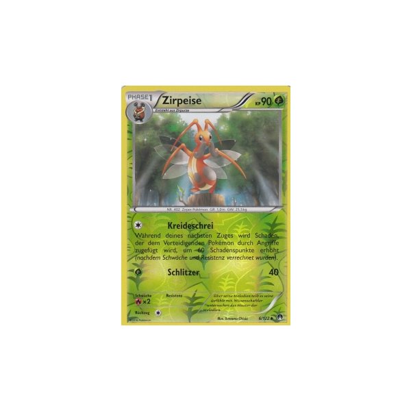 Zirpeise 006/122 REVERSE HOLO