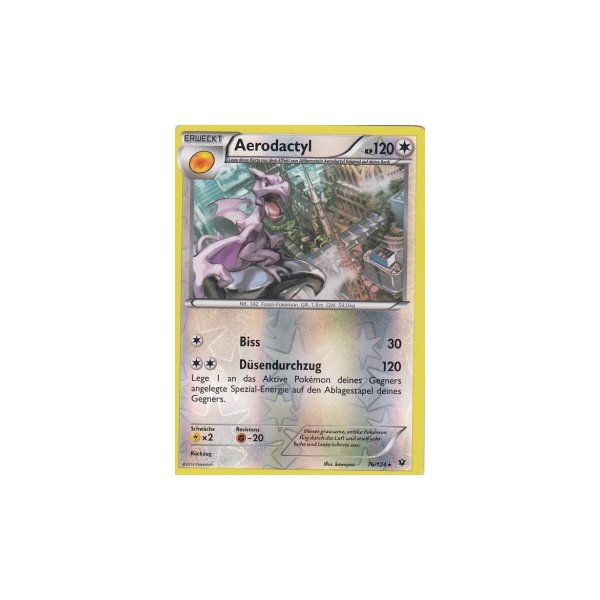 Aerodactyl 076/124 REVERSE HOLO